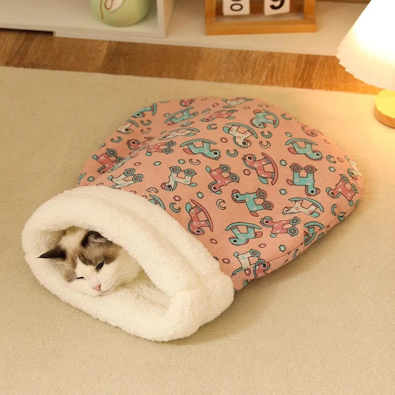 Soft and Fluffy Cat Sleeping Bag