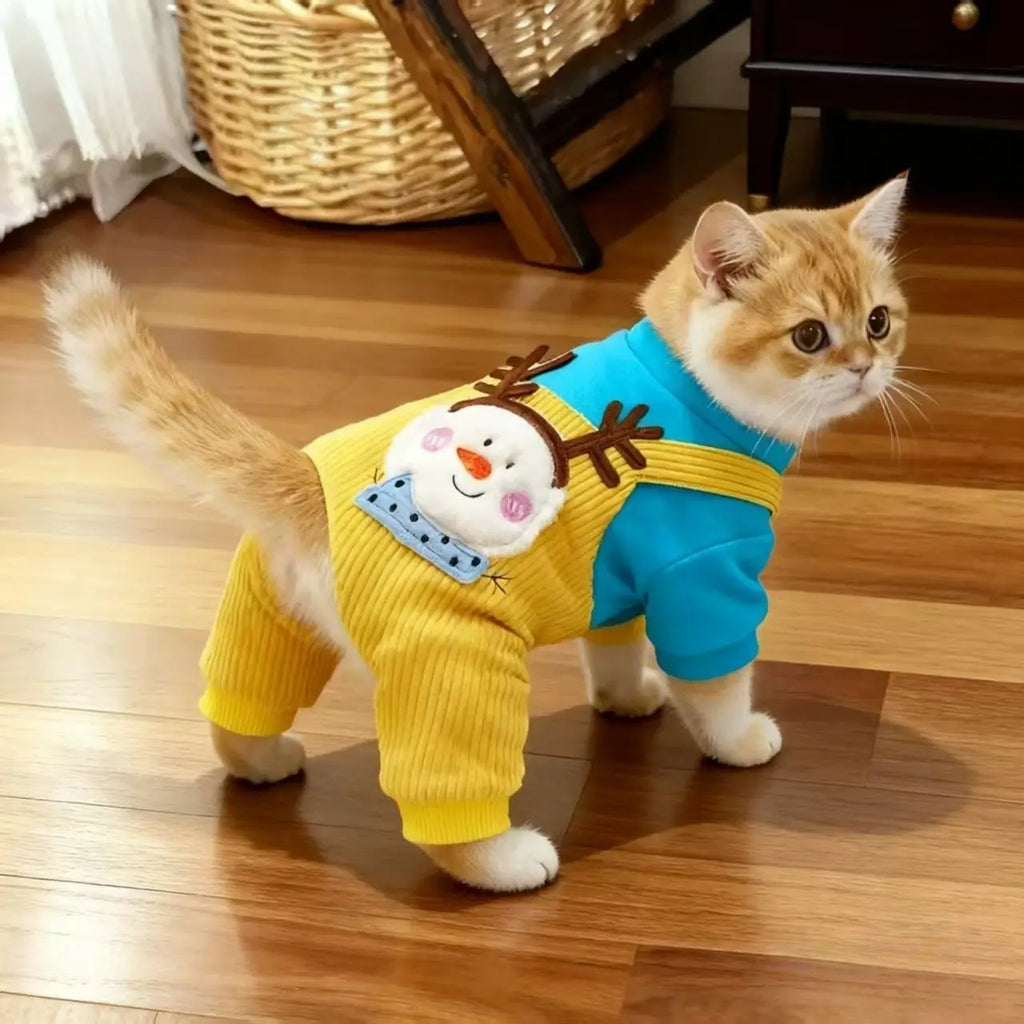 Cat Thick Four-legged Coat