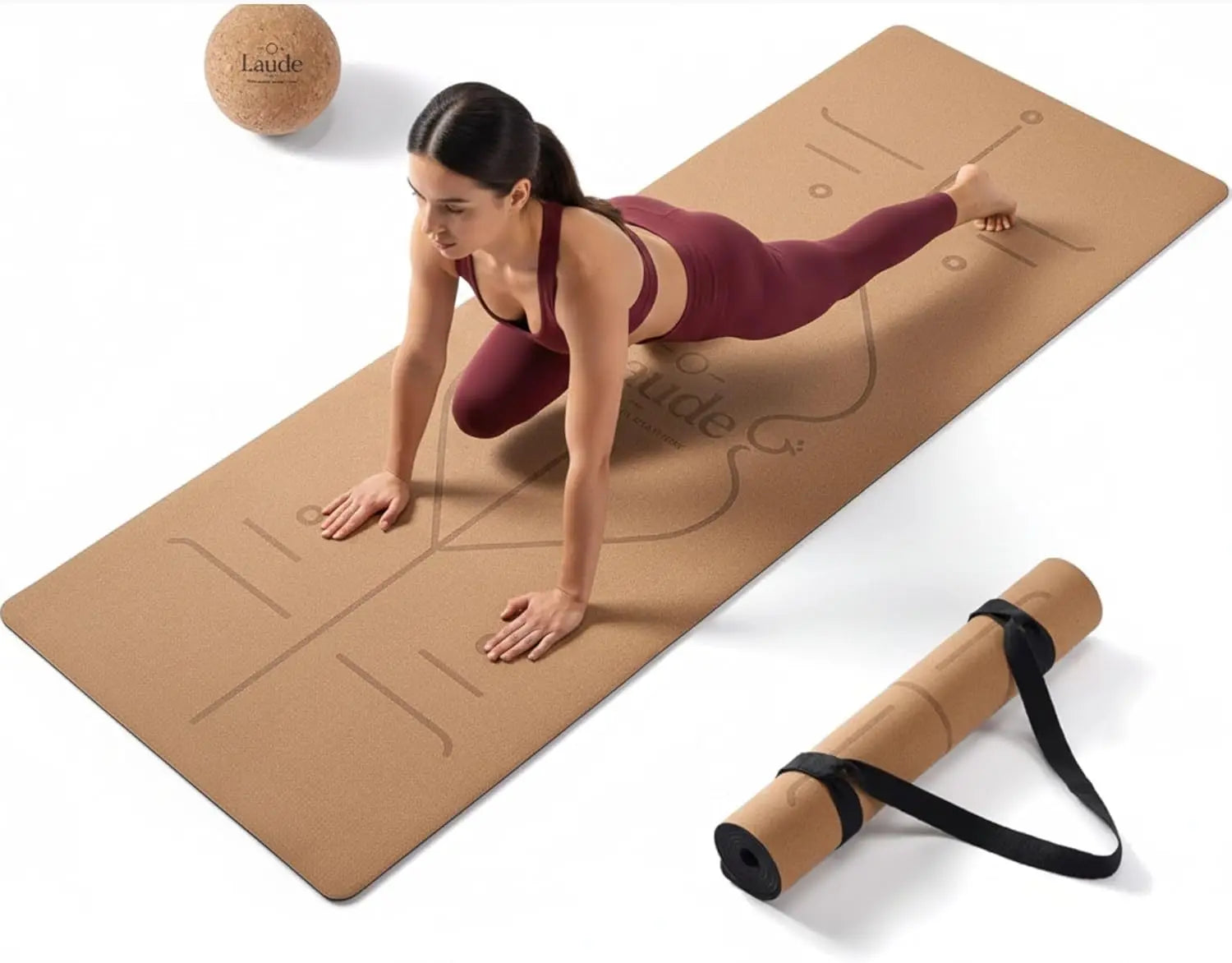 Yoga Mat Set with Non-Slip Grip