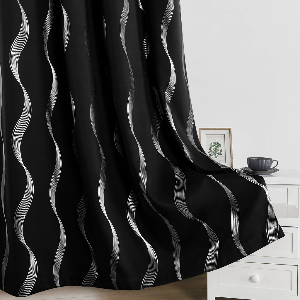 4PCS Blackout Insulated Curtains