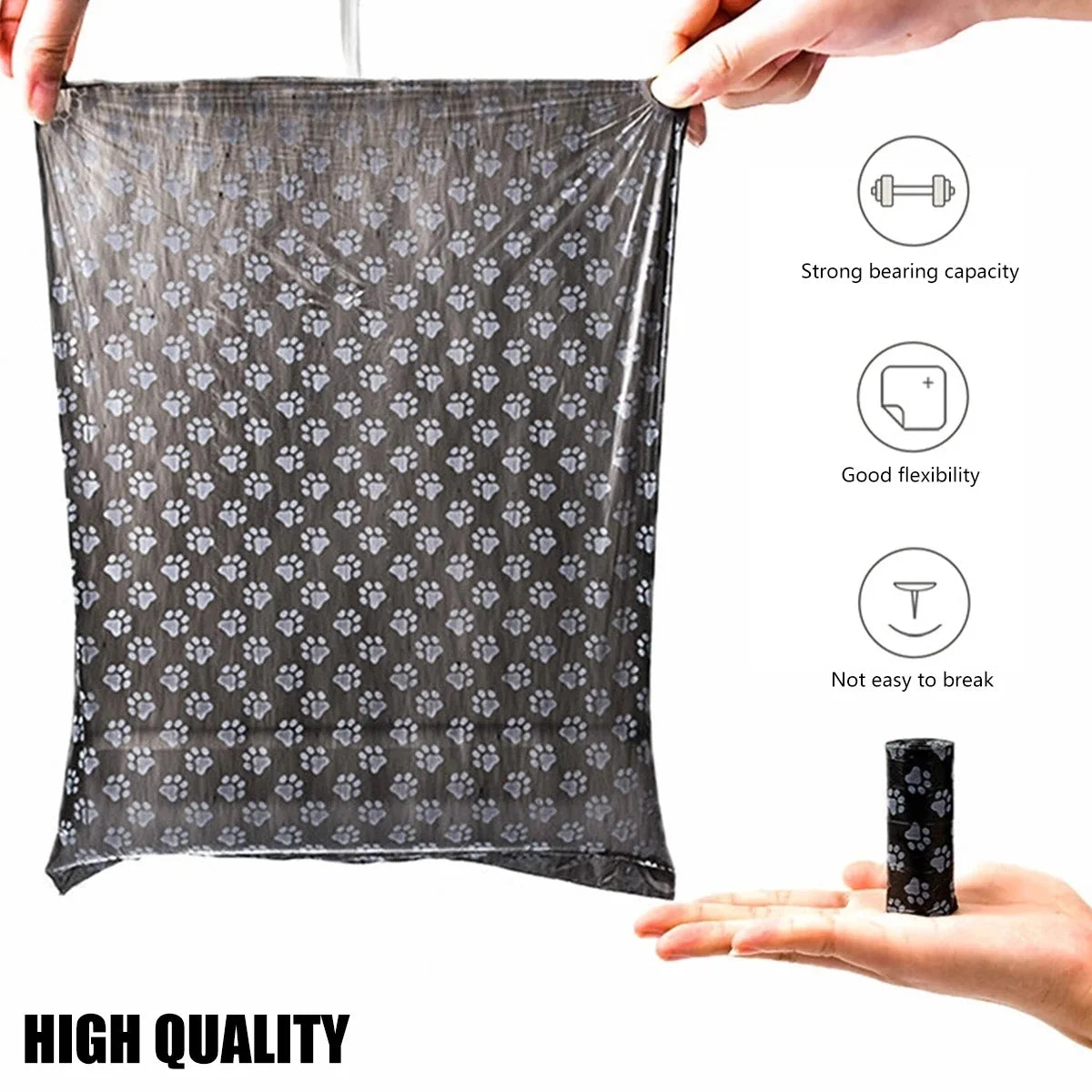 2/40Rolls Pet Dog Poop Bags