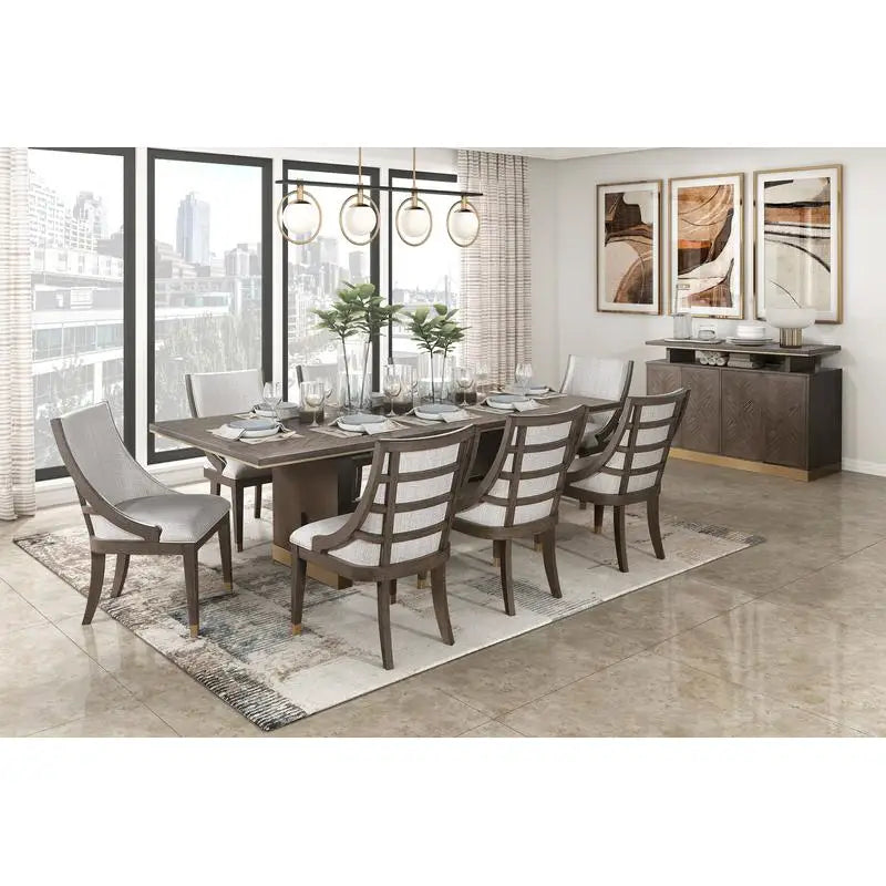 9-Pc Dining Set w/Extension Table