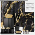 Shower Curtain Set w/Rugs