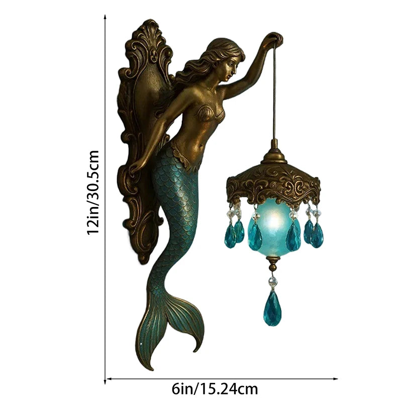 Enchanted Mermaid Wall Lamp