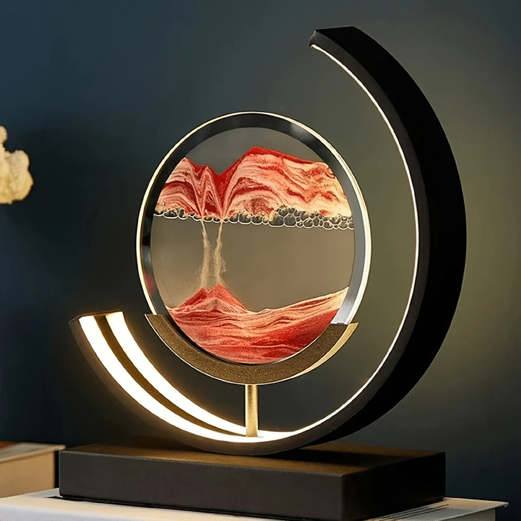 3D Sand Lamp Round Lamp
