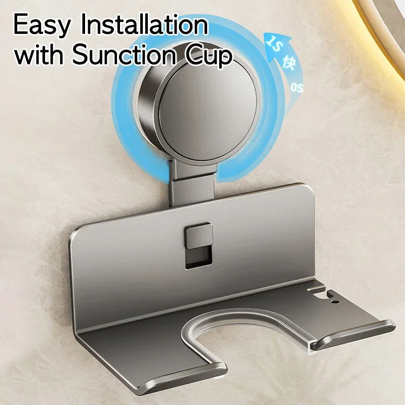 Suction Cup Hair Dryer Holder