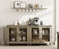Buffet Cabinet w/Glass Doors