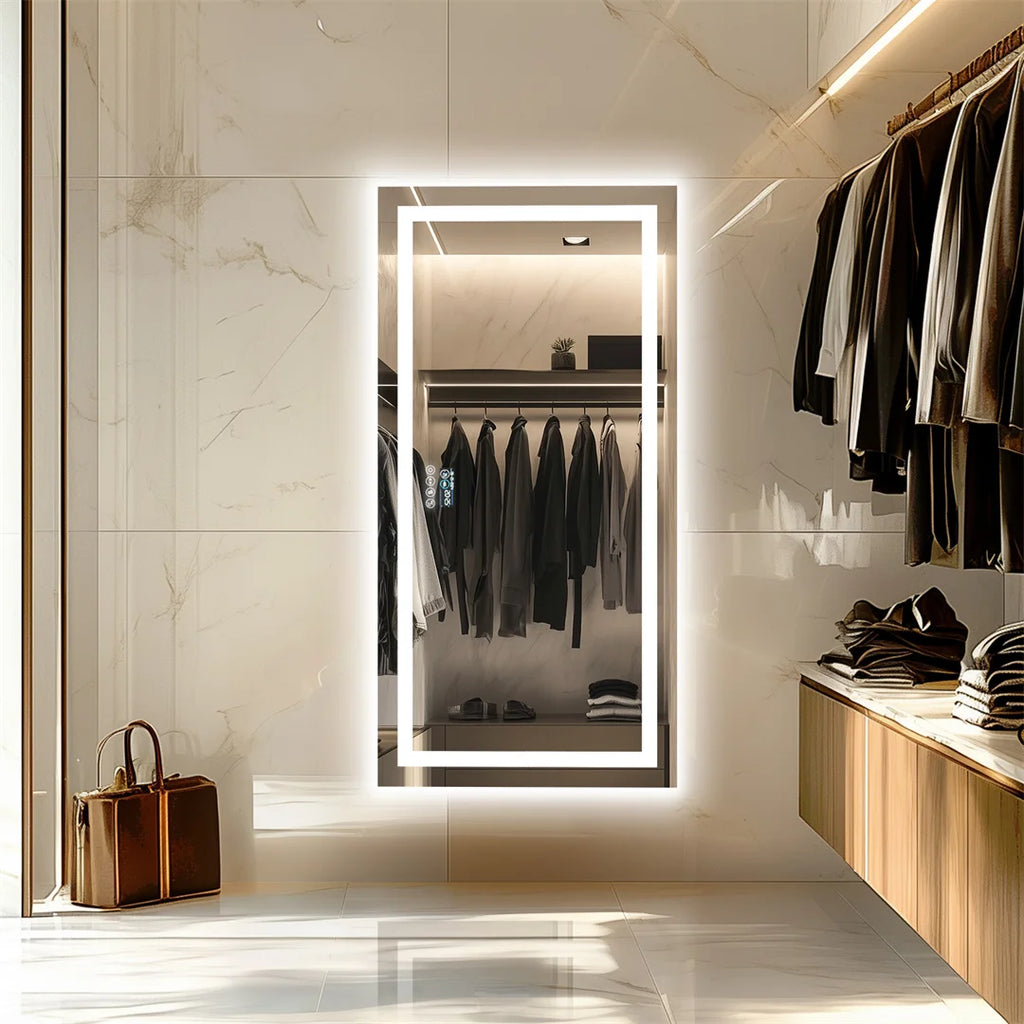 Illuminated Bluetooth Bathroom Mirror