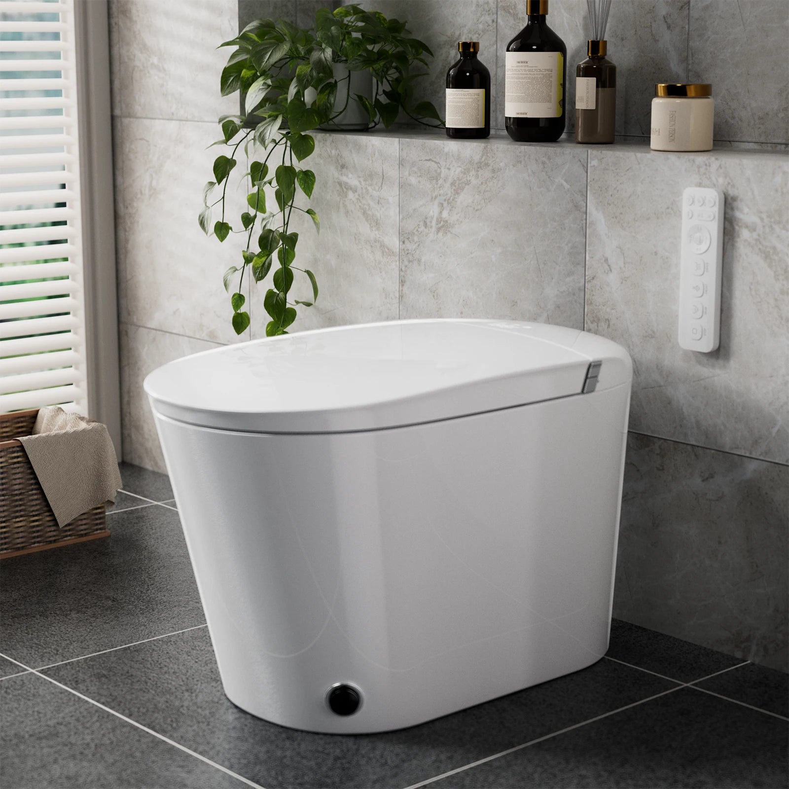 Smart Toilet w/Tank/Heated Seat