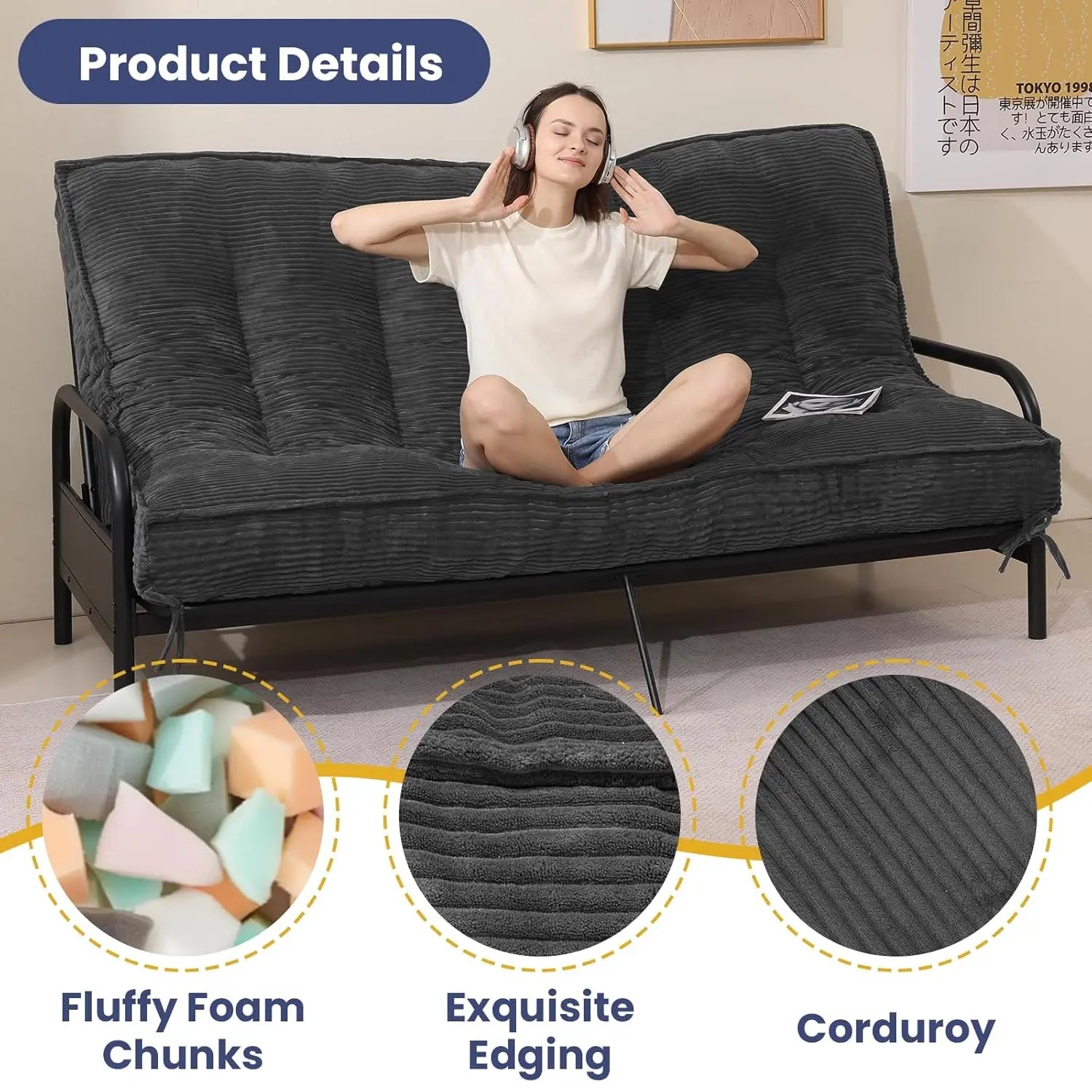 8" Thick Futon Mattress