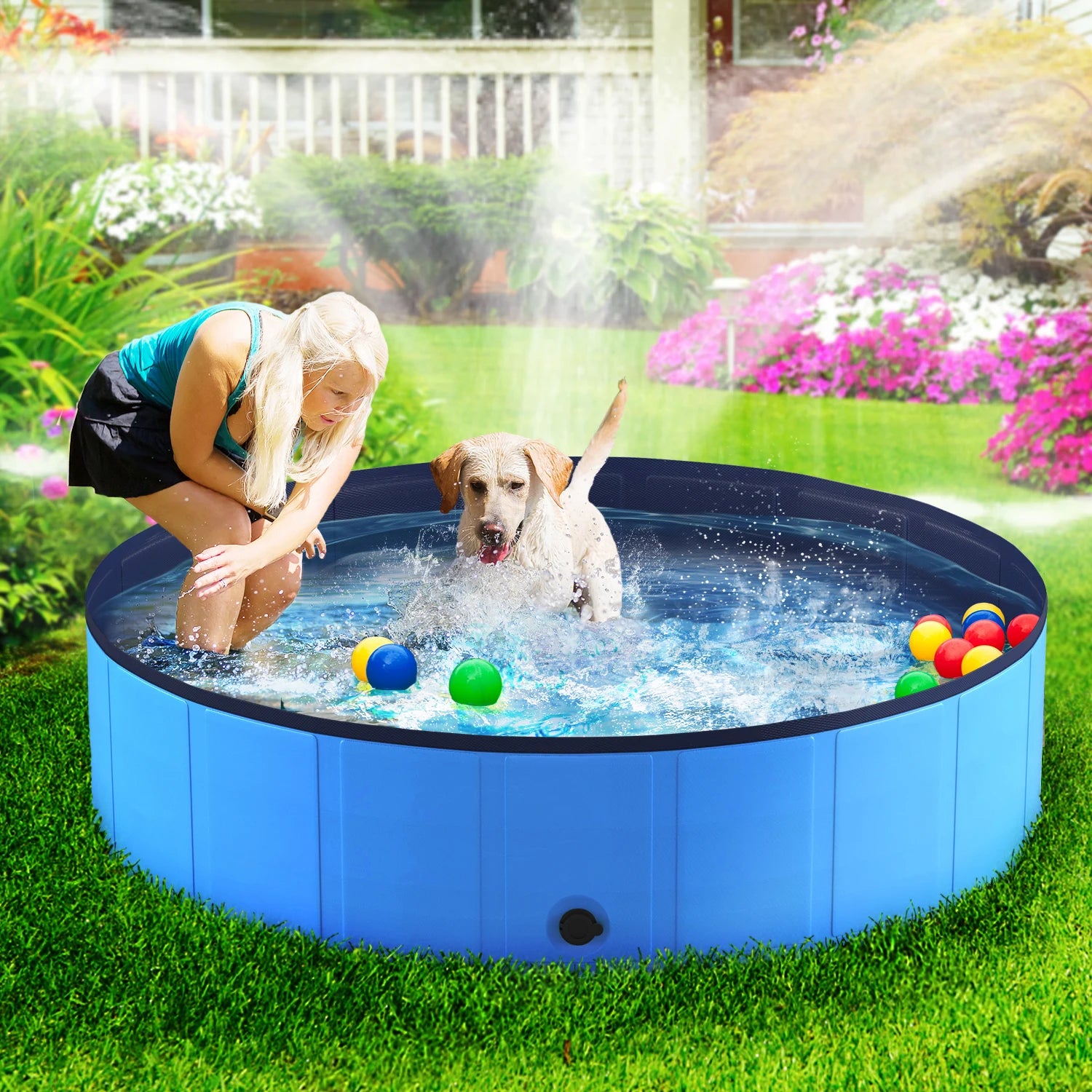 Portable Dog Pool, Foldable