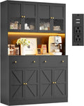 Pantry w/LED Light and Charging Station