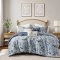 7PCS King Floral Comforter Set