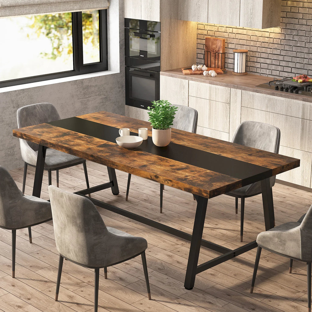 Wood Dining Table for 8