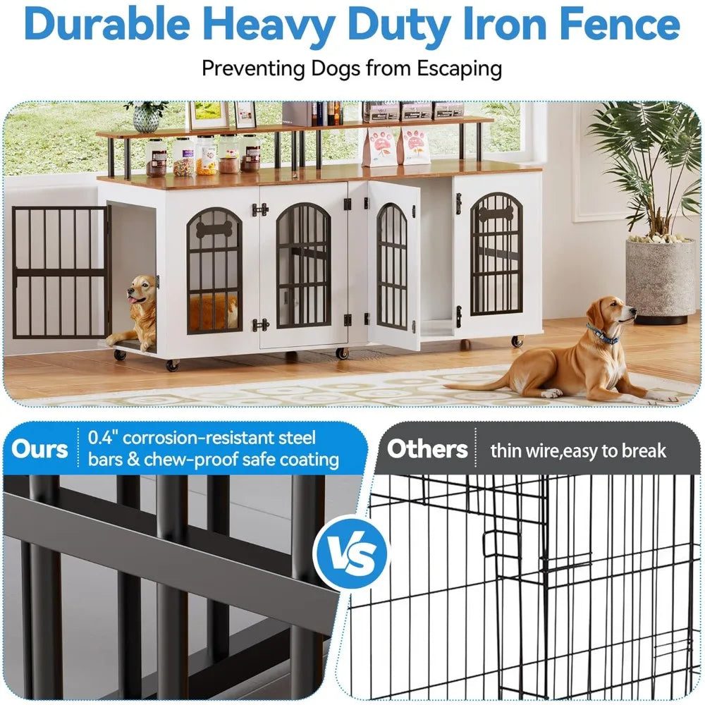 Indoor Wooden Dog Kennel