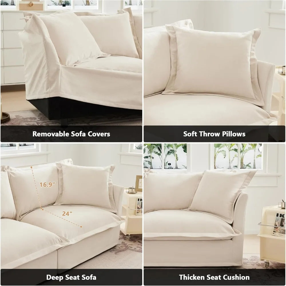 Oversized Upholstered Sofa Chair