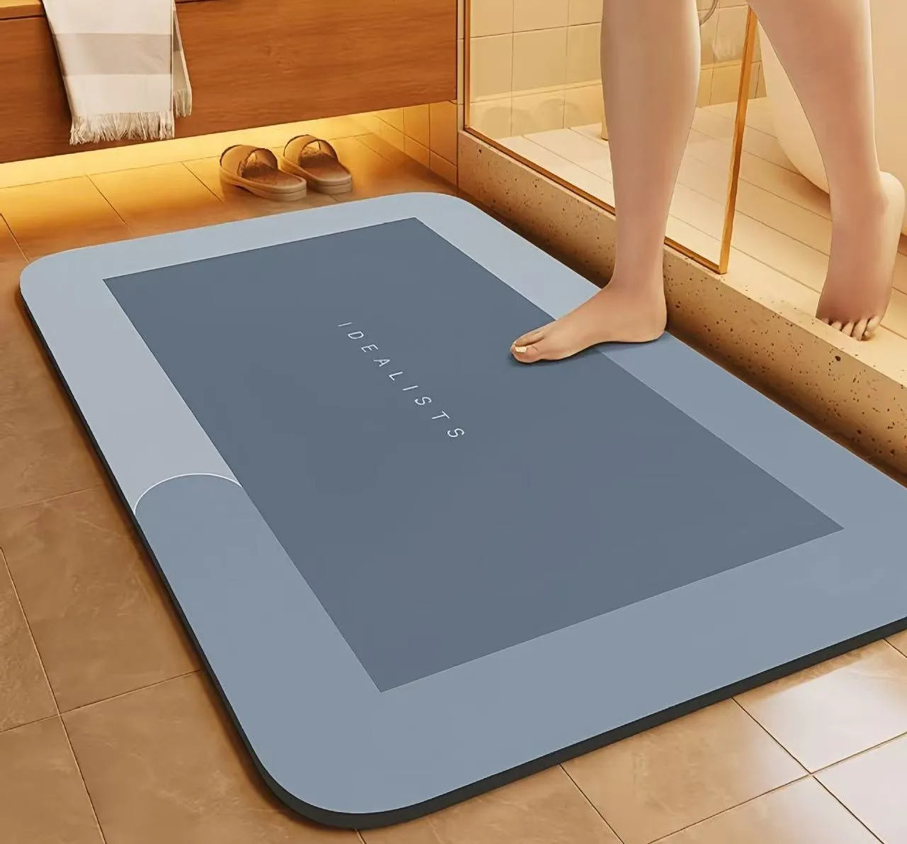 Bathroom Diatomaceous Earth Mat