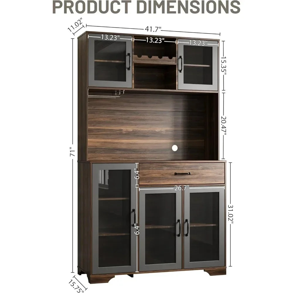 Tall Cabinet with Charging Station