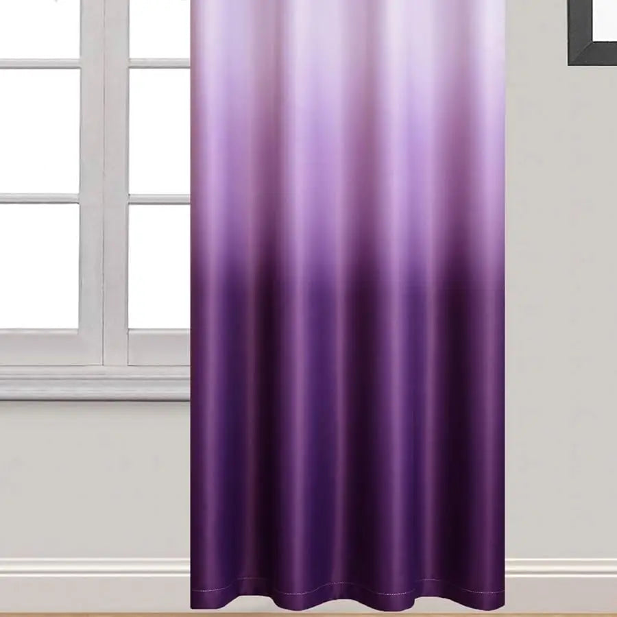 Purple Blackout Insulated Curtains