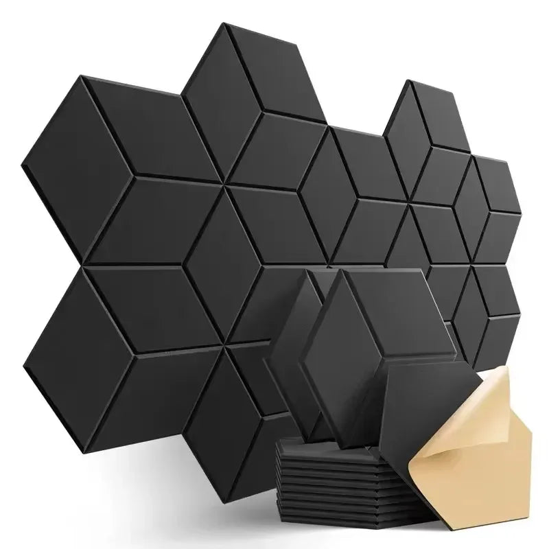 12 Pcs Self-Adhesive Hexagon