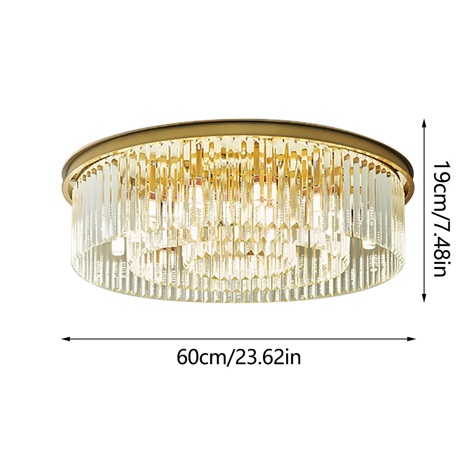 LED Chandelier Crystal Light Fixture